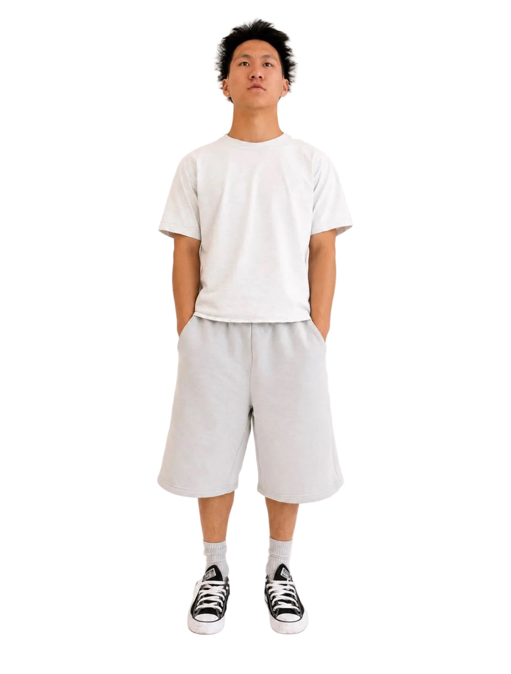 Grey Baggy Shorts 2
