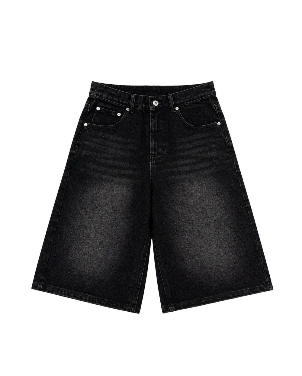 Dark Wash Baggy Jorts 1