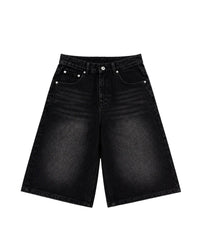Dark Wash Baggy Jorts
