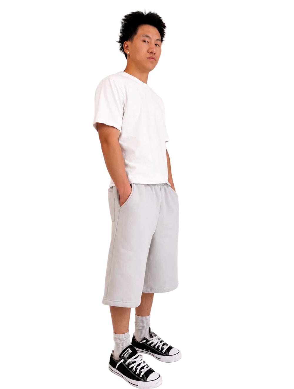 Grey Baggy Shorts 3