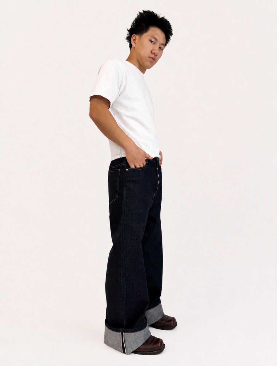 Open Fly Indigo Raw Selvedge