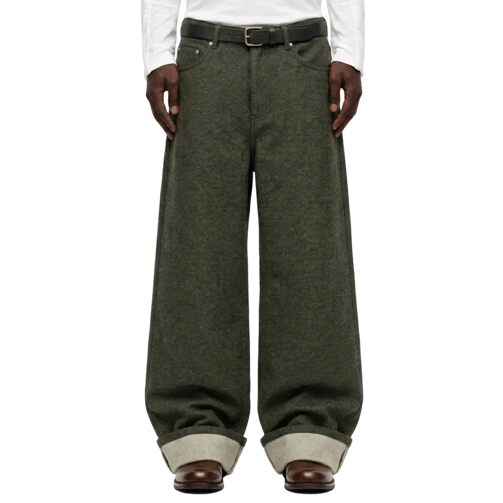 Army Wide Leg Denim 2
