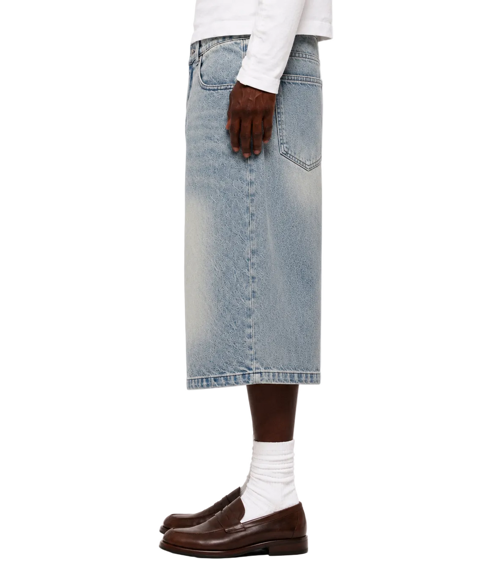 Light Wash Baggy Jorts 3