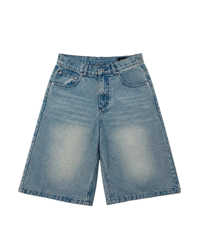 Light Wash Baggy Jorts