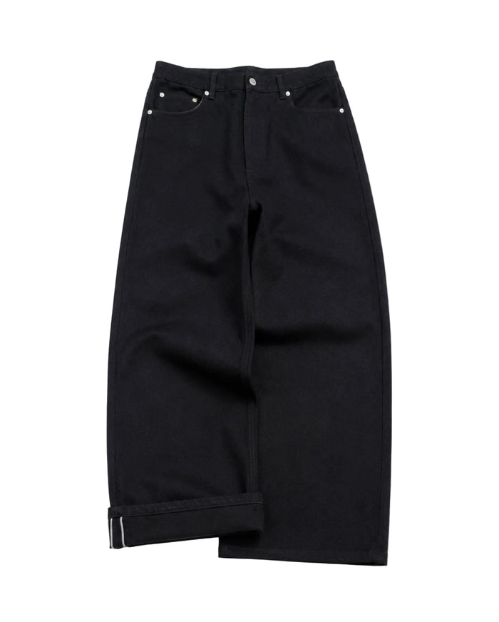 Jet Black Raw Selvedge
