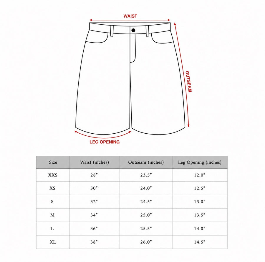 Dark Wash Baggy Jorts
