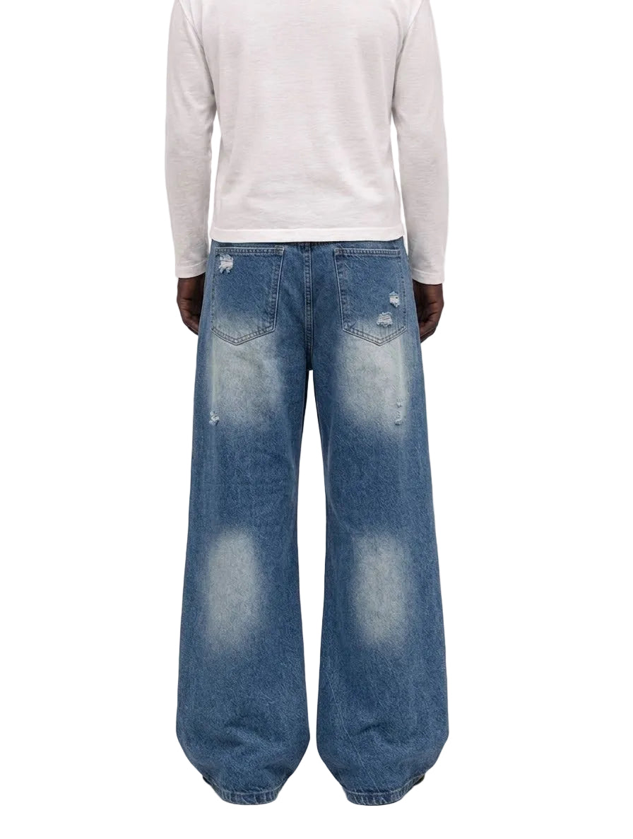 Blue Distressed Selvedge 4