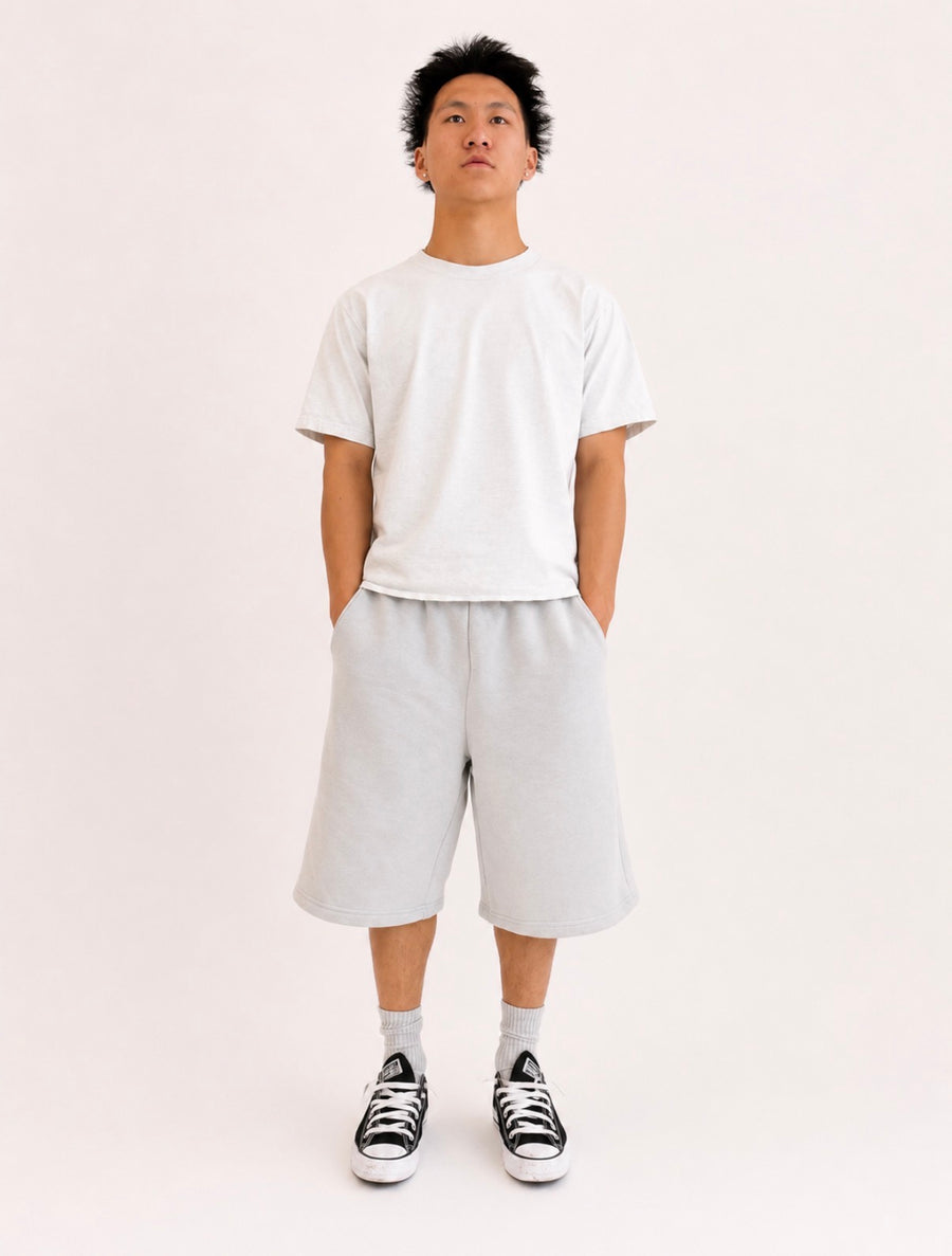 Grey Baggy Shorts
