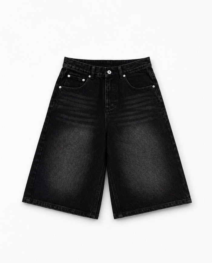 Dark Wash Baggy Jorts
