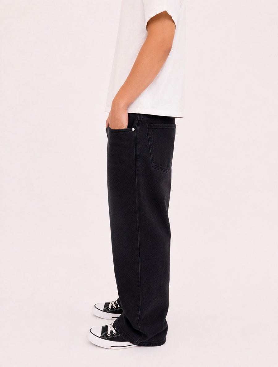 Dark Wash Wide Leg Denim