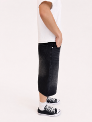 Dark Wash Baggy Jorts