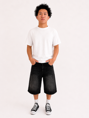 Dark Wash Baggy Jorts
