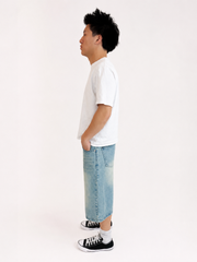 Light Wash Baggy Jorts