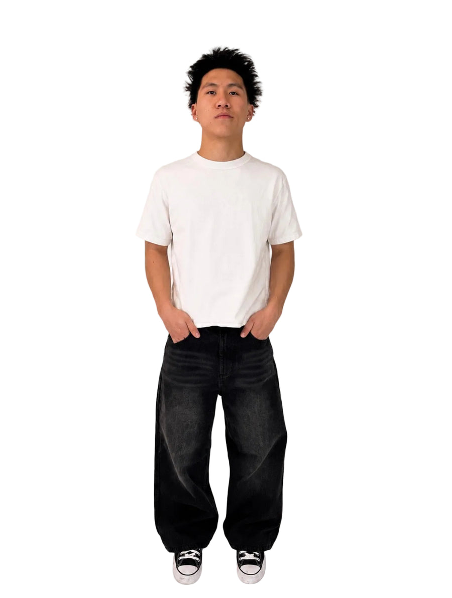 Dark Wash Wide Leg Denim