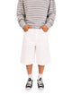 White Raw Selvedge Baggy Jorts