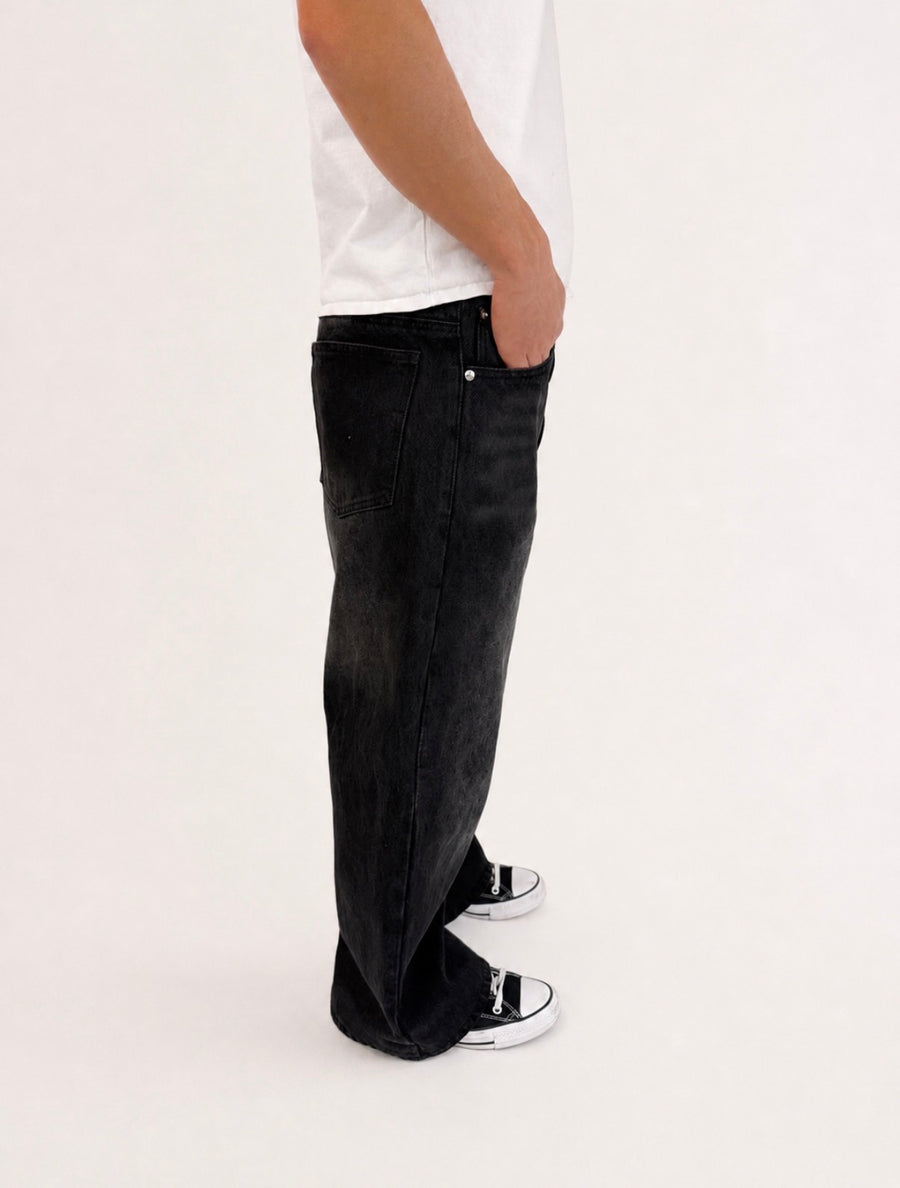 Dark Wash Wide Leg Denim