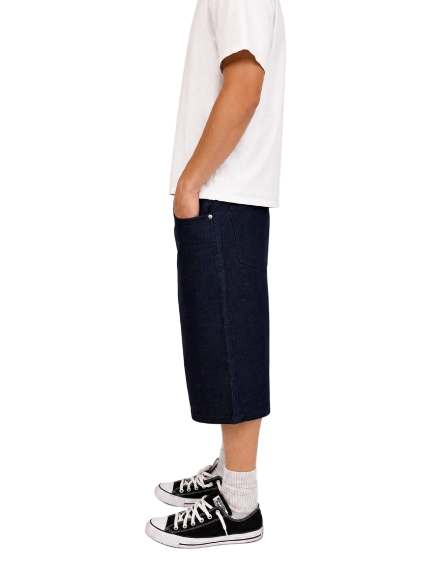 Indigo Raw Selvedge Baggy Jorts