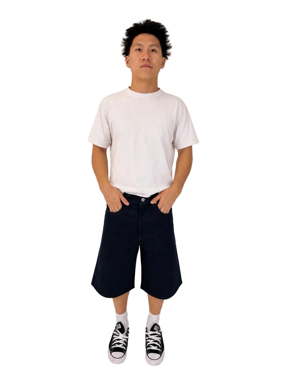 Indigo Raw Selvedge Baggy Jorts