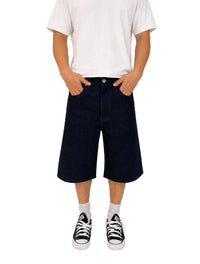 Indigo Raw Selvedge Baggy Jorts