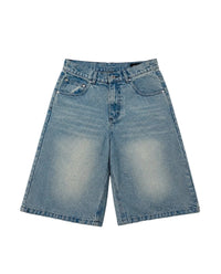 Light Wash Baggy Jorts