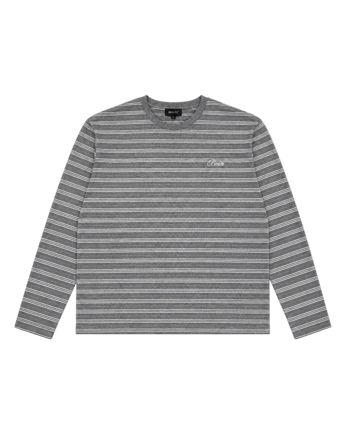 Grey Striped Long Sleeve