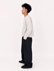 Back Buckled Indigo Raw Selvedge