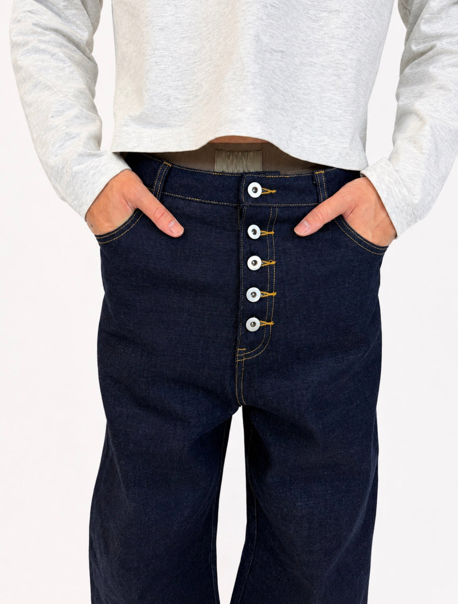 Open Fly Indigo Raw Selvedge