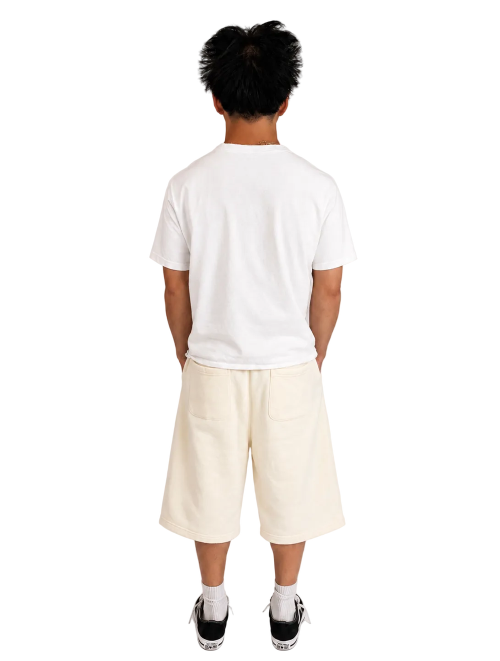 Cream Baggy Shorts 3