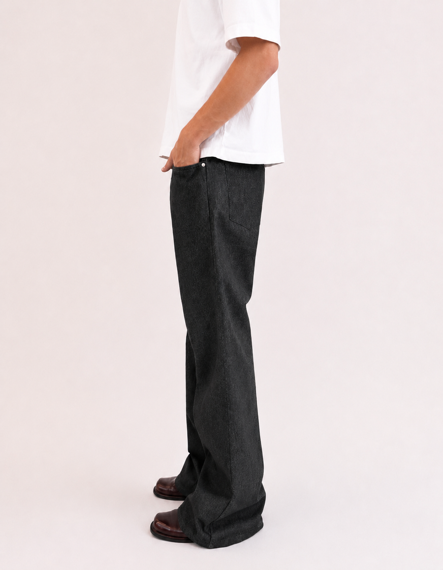Army Wide Leg Denim